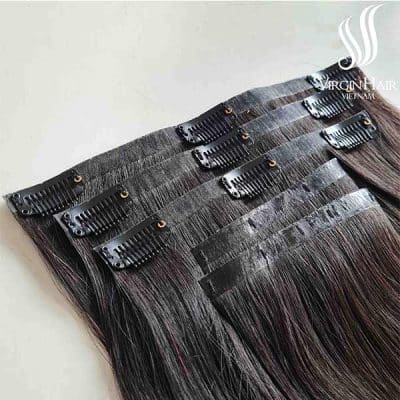  Seamless Straight Clip In Human Hair Extensions