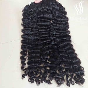 Raw Burmese Curly Human Hair Vietnam 6