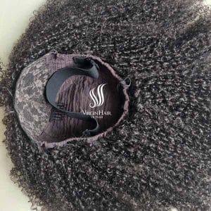 Best Quality Half Wig Pixie Curly_Human Hair Wig