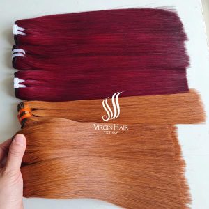 Best Price _Bone Straight Hair Chestnut Brown Color